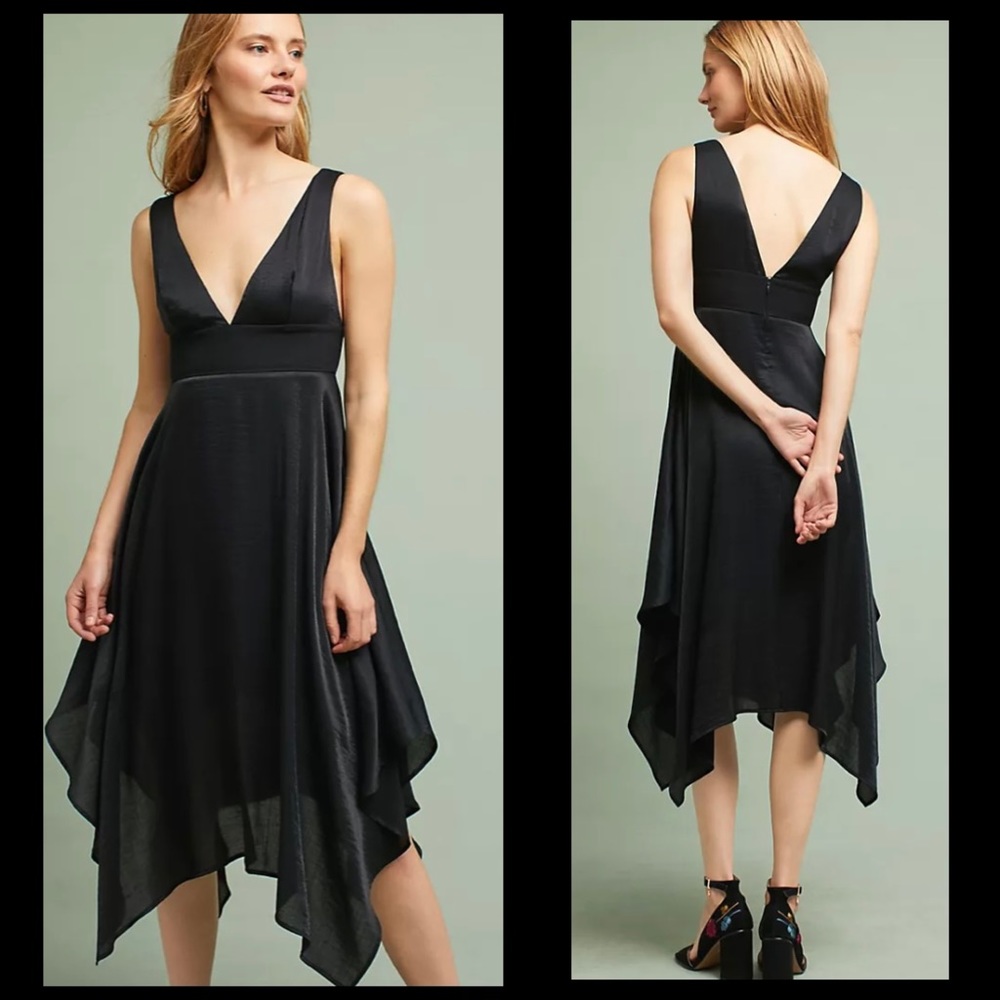 NWT ANTHROPOLOGIE Whitney V-neck dress